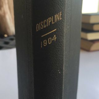 Discipline Of The Methodist Episcopal Church 1904 Book Concern Bishop Andrews