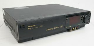Vintage Panasonic Ag - 1980 Vhs Svhs Recorder Desktop Editor Parts Repair