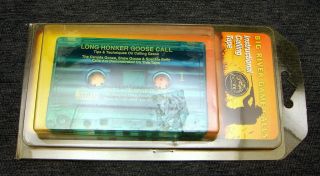 Vintage Big River Long Honkergoose Call Instructional Cassette Tape Game Calls
