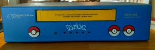 Very Rare Vintage Pikachu Vcr Player Pokemon Vhs Hq Pk240d
