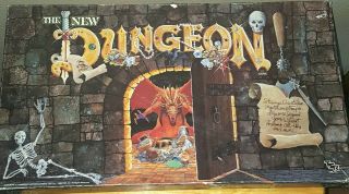 Vintage 1989 The Dungeon Board Game Tsr Dungeons And Dragons Complete Game