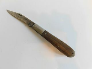 Vintage Old Case Xx Pocket Knife 61462 Wood Handle 4 " Blade