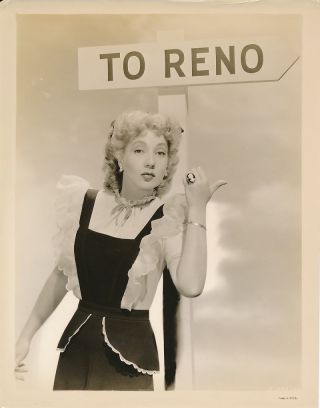 Ann Sothern Vintage Maisie Goes To Reno Mgm Studio Portrait Photo