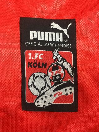 Puma FC Koln 1997 1998 Vintage Jersey Shirt Trikot Ford L/S XL Germany Cologne 5