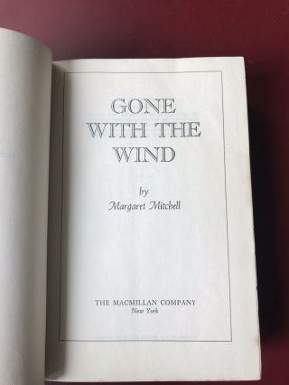Gone With The Wind,  1936,  Book Club Edition 2
