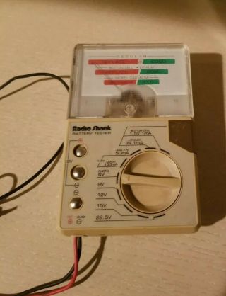 Radio Shack Tandy 22 - 009 Vintage Battery Tester