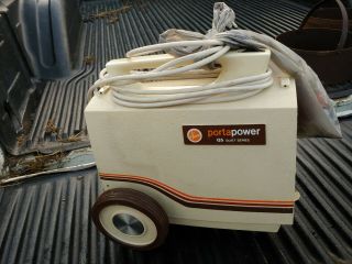 Vintage Hoover Portapower Quiet Series Portable Canister Vacuum Cleaner runs str 2