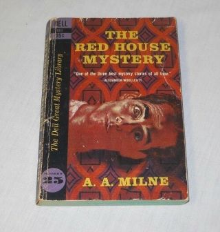 The Red House Mystery By A.  A.  Milne,  25 The Dell Great Mystery Library - 1959
