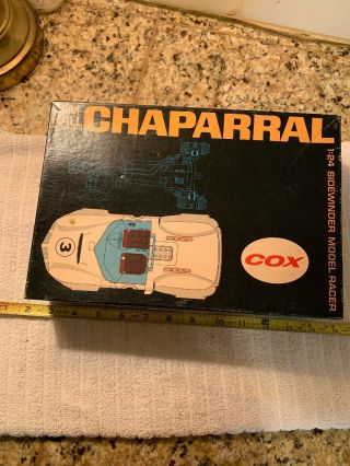 Cox Jim Hall Chaparral Slot Car Vintage Box Only