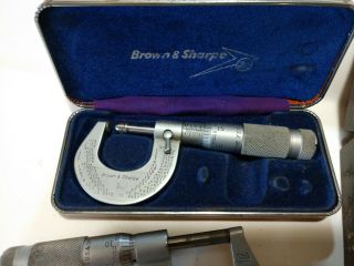 Vintage Brown and Sharpe micrometer caliper 3