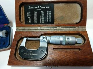 Vintage Brown and Sharpe micrometer caliper 4