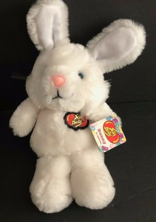 Applause Jelly Belly Plush White Bunny Vintage 1988 Stuffed Animal W/ Tag