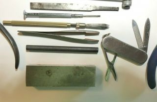 Vintage Tools From A Watchmakers Estate,  Balance Staff Remover,  Pliers,  MORE 2