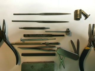 Vintage Tools From A Watchmakers Estate,  Balance Staff Remover,  Pliers,  MORE 3