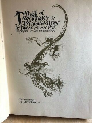 Tales Of Mystery And Imagination By Edgar Alan Poe - Limited Edition