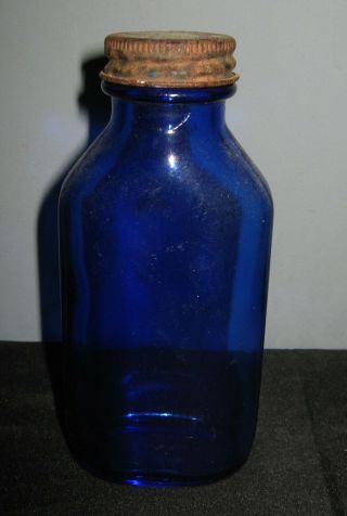 Vintage Phillips Milk Of Magnesia Blue Bottle 5 "