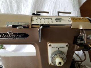 Fleetwood Vintage Japanese Vintage Sewing Machine Heavy Duty ZIG ZAG 3