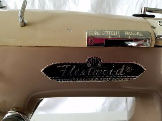 Fleetwood Vintage Japanese Vintage Sewing Machine Heavy Duty ZIG ZAG 4