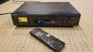 Sony Slv - 790hf 4 - Head Hi - Fi Stereo Vhs Vcr Player/recorder With Remote,  Cables