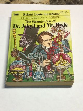 Vintage 1983 The Strange Case Of Dr.  Jekyll And Mr.  Hyde Mobs Books Illustrated