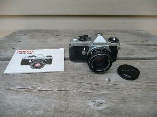 Asahi Pentax Me 35mm Slr With Pentax 50mm Lens