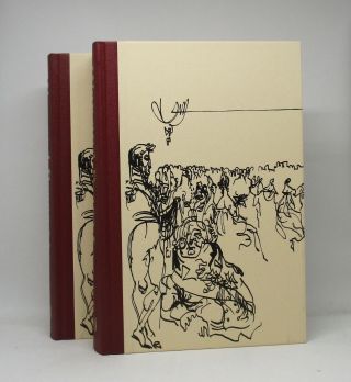 WAR AND PEACE Leo Tolstoy Folio Society Two Volumes 1997 Out of Print 3