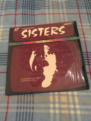 Sisters Brian Depalma Film Vintage 1983 Made Great Britain Laserdisc Laser Disc