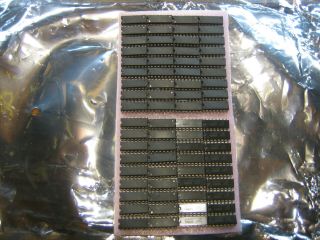72 Count 256k X 1 Dram Dip Chips D41256c - 10 Intel Aboveboard Ast Rampage Vintage