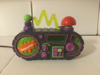 Nickelodeon Time Blaster Slime Digital Alarm Clock Vintage 1995