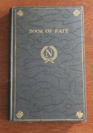 The Book Of Fate 1927 Huge Foldout Chart Occult Napoleon Egyptian 1822