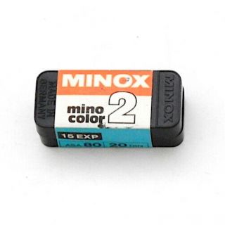 Vintage Minox Minocolor 2 Asa 80 15 Exposure Film Made In France Pkg In Germany