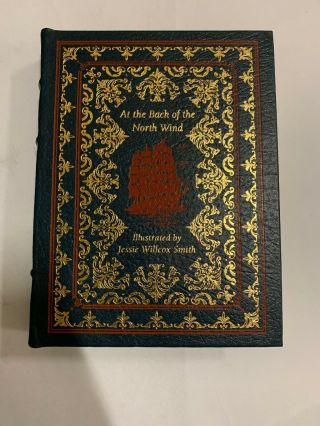 Easton Press Leather Bound At The Back Of The North Wind Illustrated Hc Book