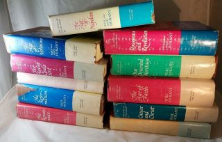 11 Volume Set The Story Of Civilization Will & Ariel Durant Hardcovers
