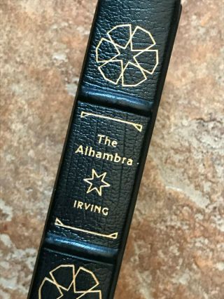 The Alhambra By Washington Irving Easton Press Deluxe Leather Bound Edition