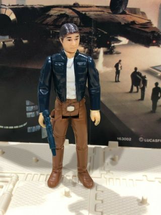 Vintage Star Wars Han Solo Bespin Outfit Esb Kenner Complete Action Figure