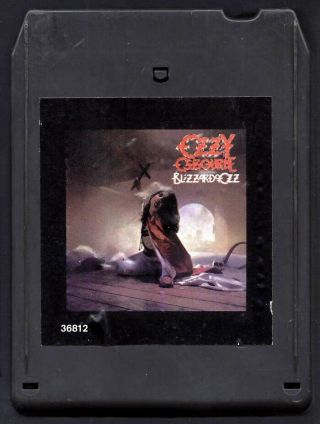 Ozzy Osbourne " Blizzard Of Ozz " Vintage 8 - Track Tape