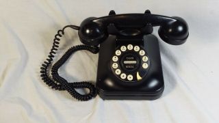 Pottery Barn Cordless Grand Phone Black Vintage 841 - 040