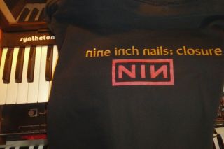 Vintage Nine Inch Nails Closure Xl T - Shirt 1997 Jaw Bone Graphic