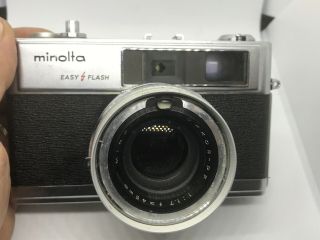 MINOLTA high - matic 9 film camera 35 mm rare vintage Rokkor Pf F =45mm 2