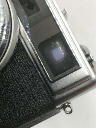MINOLTA high - matic 9 film camera 35 mm rare vintage Rokkor Pf F =45mm 4