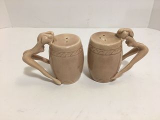 Vintage Dorothy Kindell Risque Nude Lady Salt And Pepper Shakers Unique
