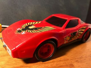 Vintage RC Corvette Stingray Wired Remote Control Car by Playmates Toys - 2