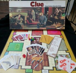 Clue Parker Brothers Detective Board Game No.  45 Complete Vintage 1972 1979