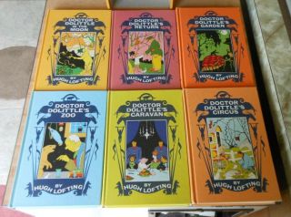 Vintage Doctor Dolittle 6 Book Boxed Set By Hugh Lofting - From The 1967 Musical