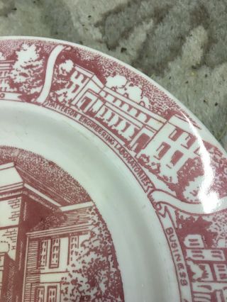 Vintage Collectible State University Souvenir Plate Mississippi State 1953 4