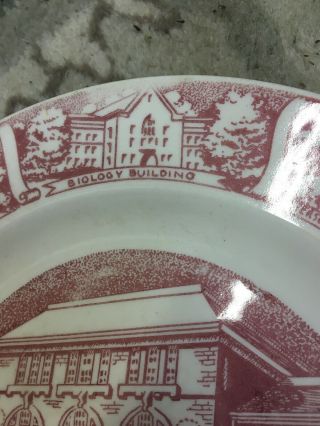 Vintage Collectible State University Souvenir Plate Mississippi State 1953 5