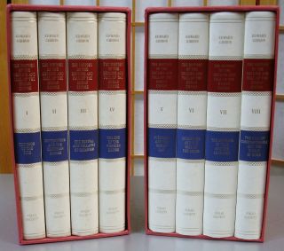 The History Of The Decline And Fall Of The Roman Empire,  Folio Society 8 Volumes