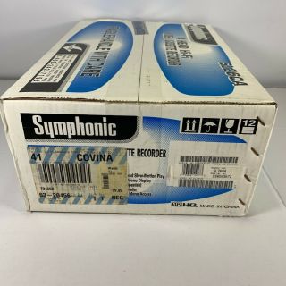 Symphonic SL260A 4 Head Hi - Fi Stereo Video Cassette Recorder VCR VHS wRemote 8