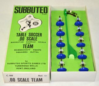 Vintage Subbuteo Soccer Argentina Football Team Ref 67 - 1977 Boxed