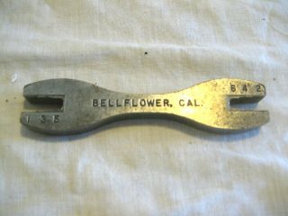 Vintage Rowe Products Bellflower California Motorcycle Spoke Wrench Tool